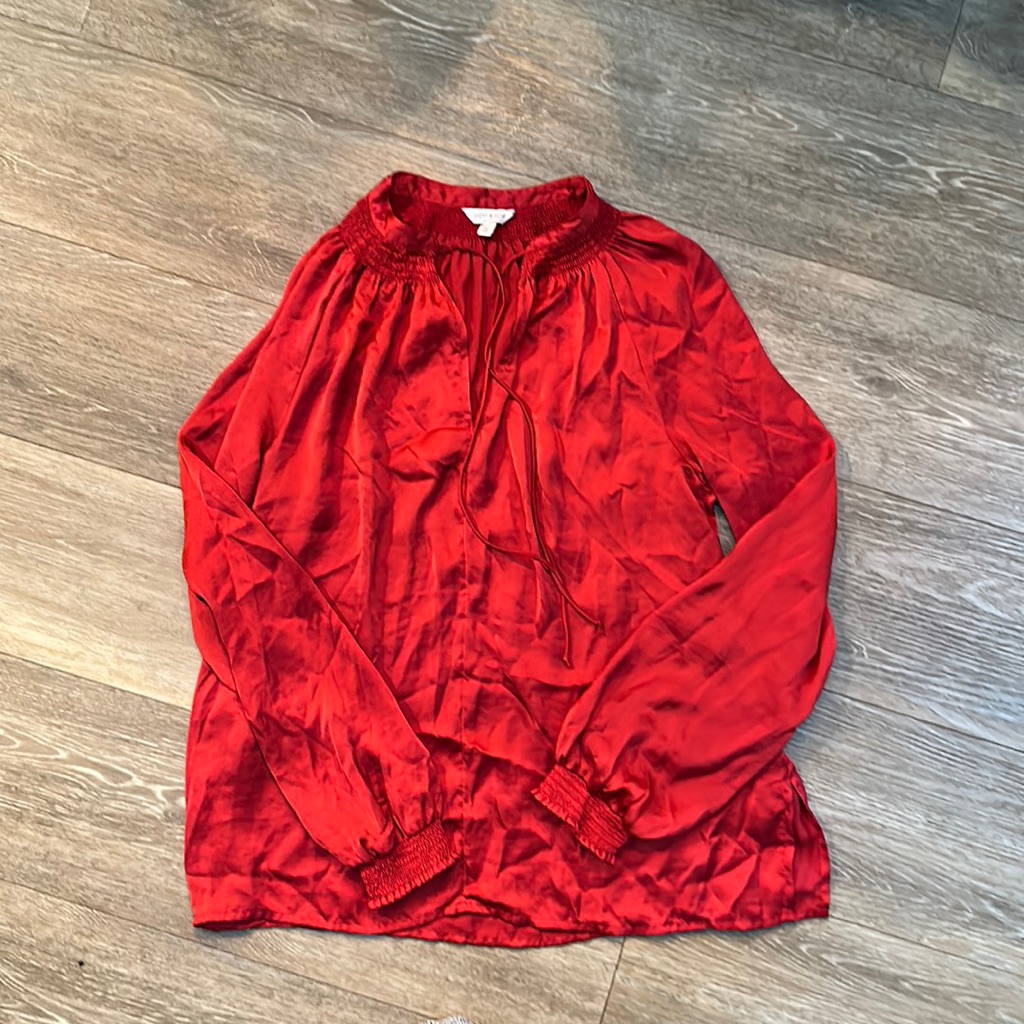 New With Out Tags Lucky Brand Women’s Blouse Red Size Small